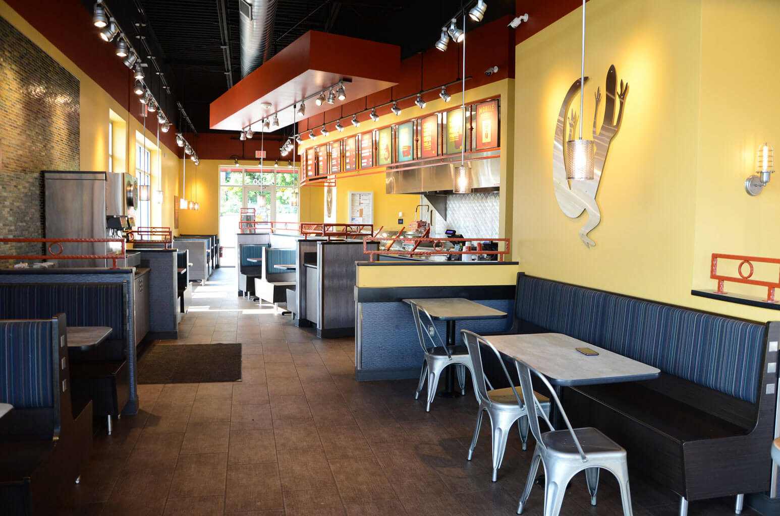 Interior of Pancheros Mexican Grill